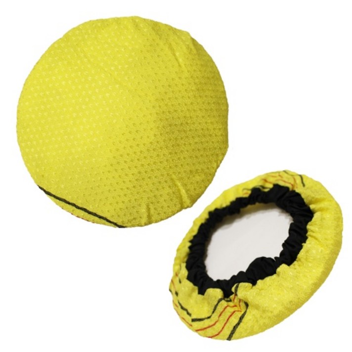 샤올이타월 때밀이 기계등밀이 전용 교체 원형 때타올 노랑, 연두 선택 1개