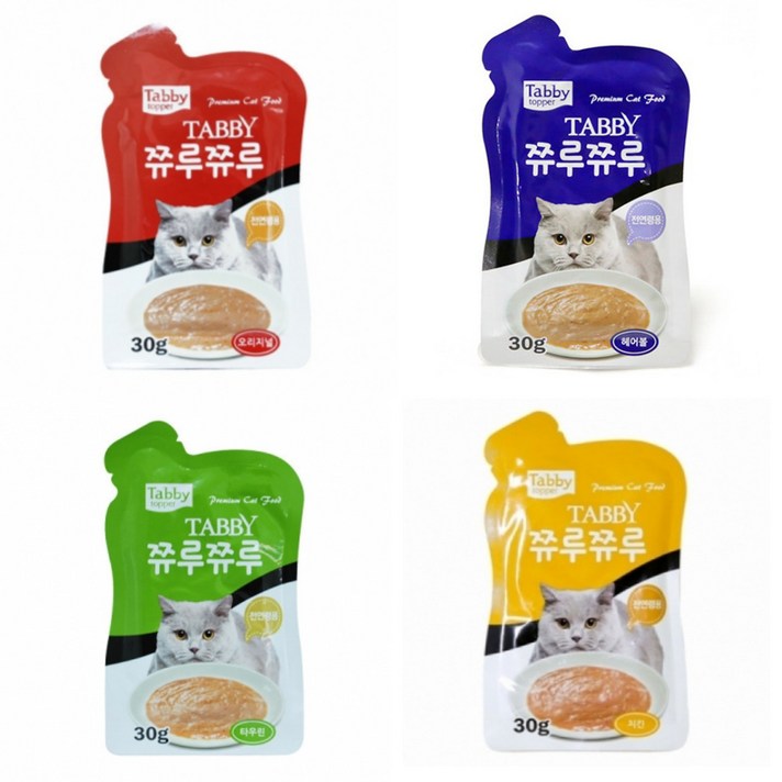 테비 쮸루쮸루 30g 48개 1박스 파우치