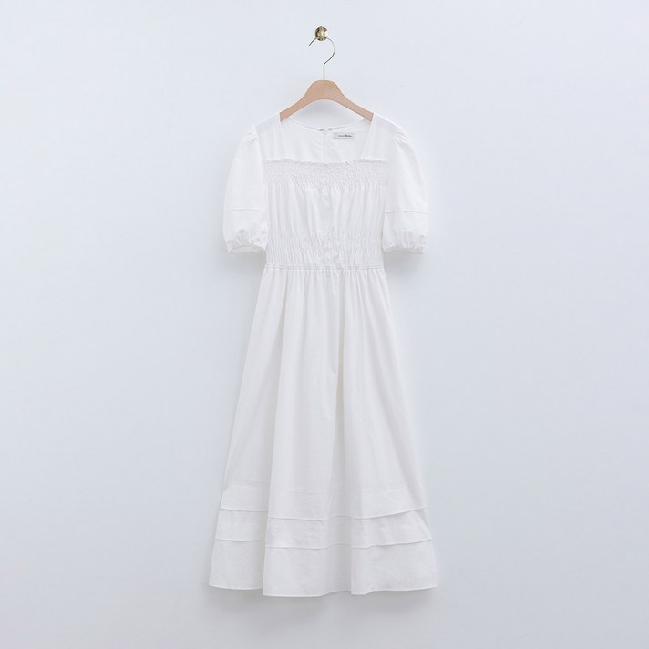 로엠 퍼프소매 롱원피스리오더2colorsRMOWE38R12