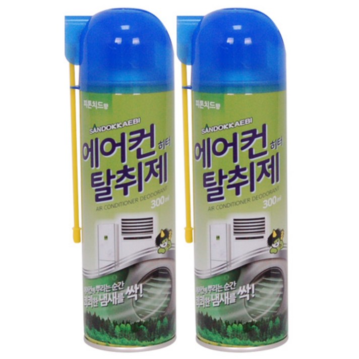 산도깨비 에어컨 탈취제 300ml 가정용 차량용 히터탈취제 공용