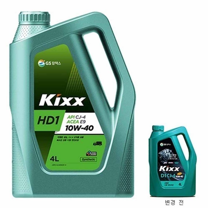 Kixx HD1 E9 CJ4 10W40 6L 고급 디젤 엔진오일, 단일상품 Kixx HD1 E9 CJ4 10W40 6L 고급 디젤 엔진오일, 단일상품