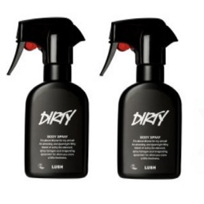 Lush Dirty Body Spray 러쉬 더티 바디스프레이 200mlx2팩