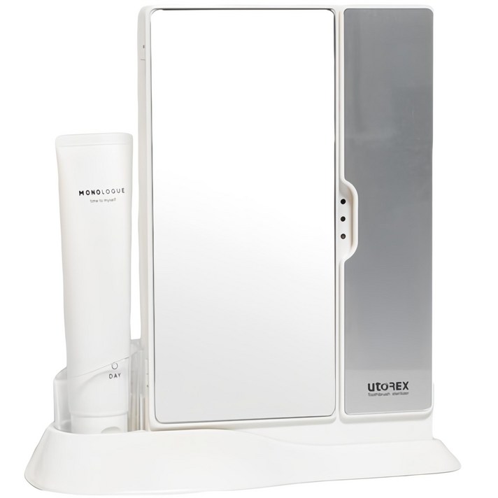 유토렉스 더블케어 칫솔살균기 UTC82UVW, UTC82UVW, 화이트