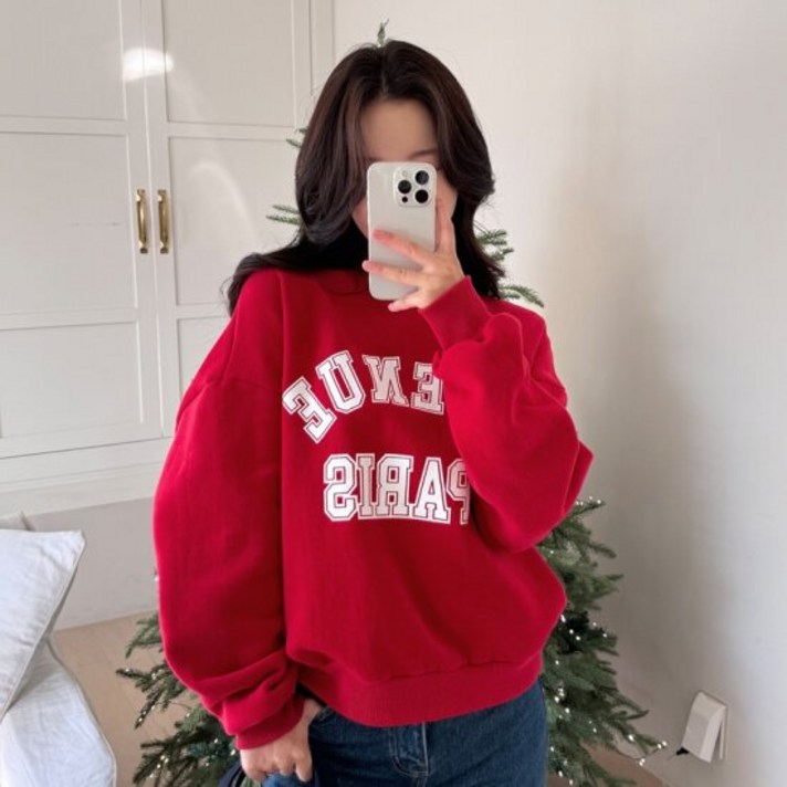메이블루 에비뉴 루즈핏 기모맨투맨 메이블루 에비뉴 루즈핏 기모맨투맨