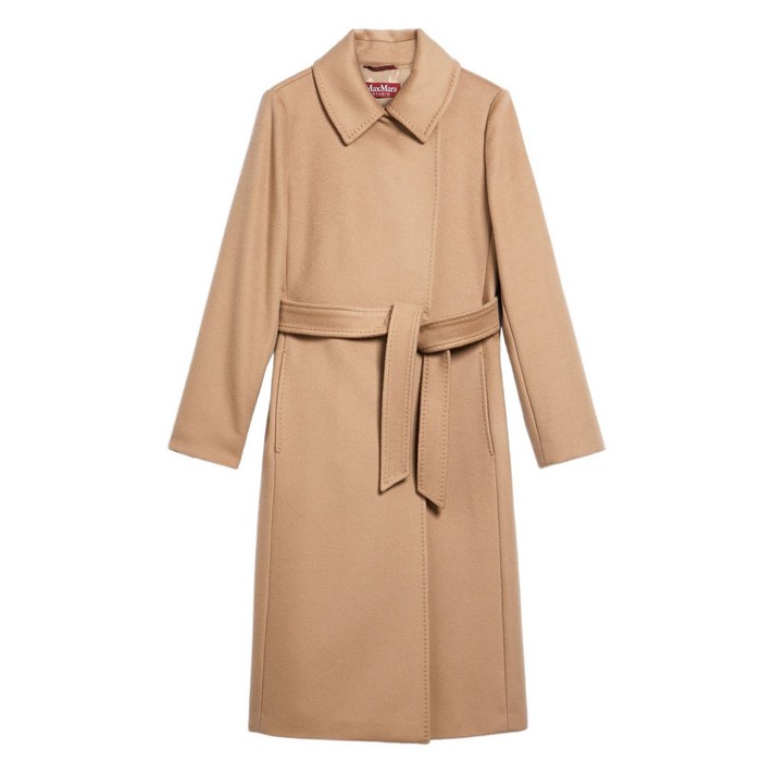 막스마라 벨트 울 코트