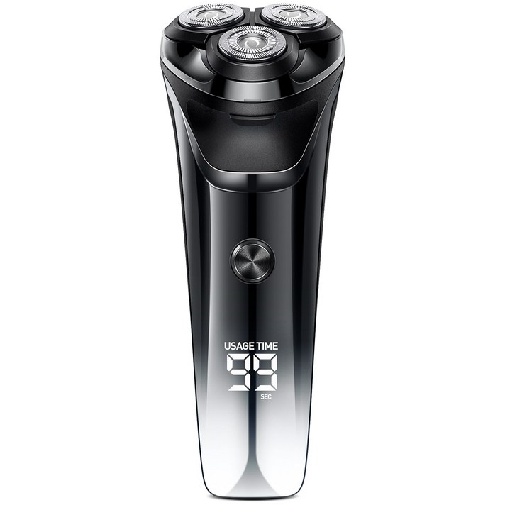 LifeSync FK373 남자 전기면도기 3헤드 생활방수 건식 습식 면도 트리머 포함 남성 선물 추천, LifeSync, 블랙 그라데이션