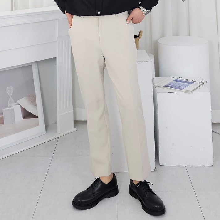 디알엠 남자 슬랙스 링클프리 구김없는 빅사이즈 밴딩 슬랙스 S2XL