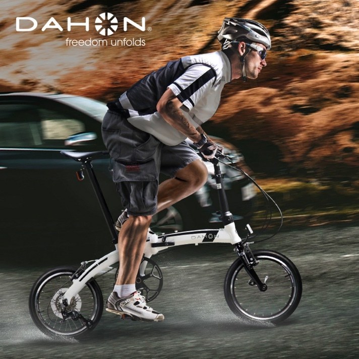 Dahon Dahon 16 인치 초경량 자전거 9단 접이식 미니벨로, AIR 구름화이트