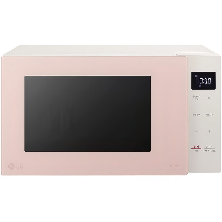 LG 디오스 오브제컬렉션 전자레인지 터치식 23L 크리스탈 핑크
