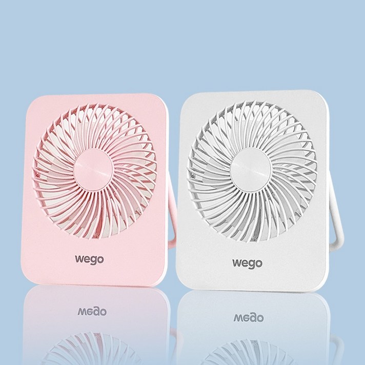 WEGO 데일리디 무선 접이식 저소음 탁상용 선풍기