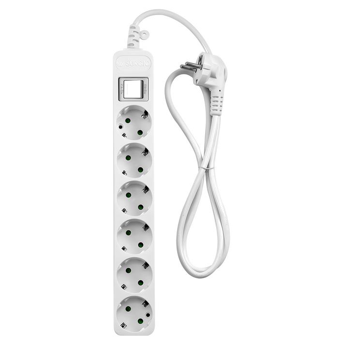 모노케어 안전 접지 멀티탭 6구 DH2062NT