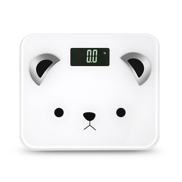 힐링큐 스마트 체중계 곰 HQS1000, HQS1000, 화이트