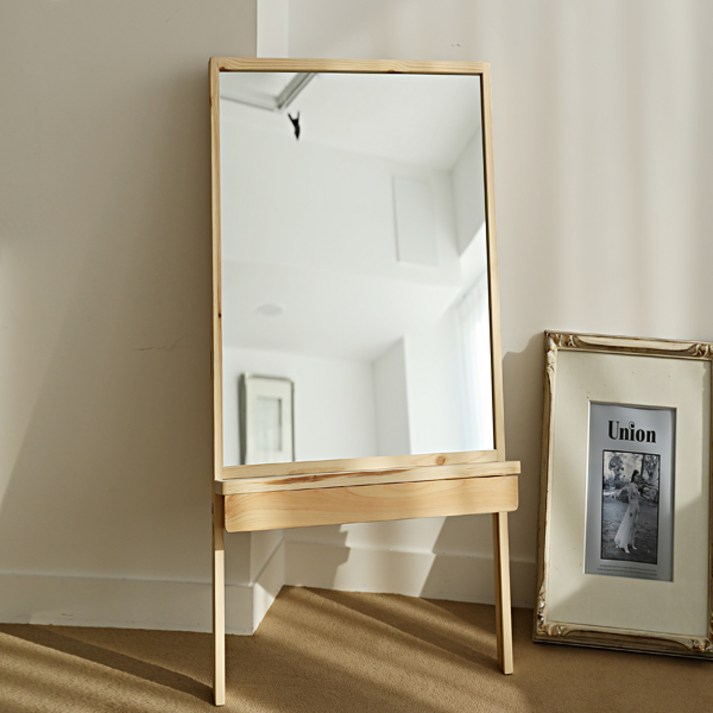 이즈하임 케이트 원목 화장대 서랍 거울 400, 단일색상