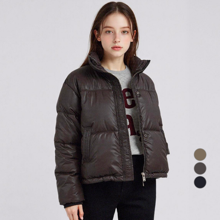 부루앤쥬디 여성용 G 데일리 레더패딩12 BORLJPE02C