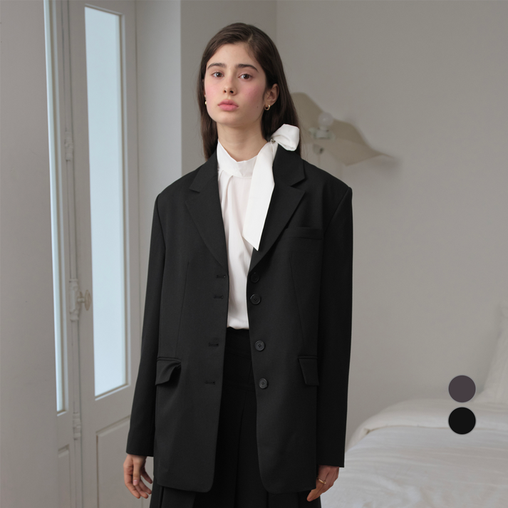 쥬시쥬디 여성용 오버핏 테일러드 자켓 JZJK624A