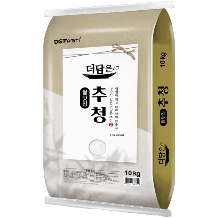 대구농산 경기미 추청 아끼바레 쌀, 10kg (특등급), 1개