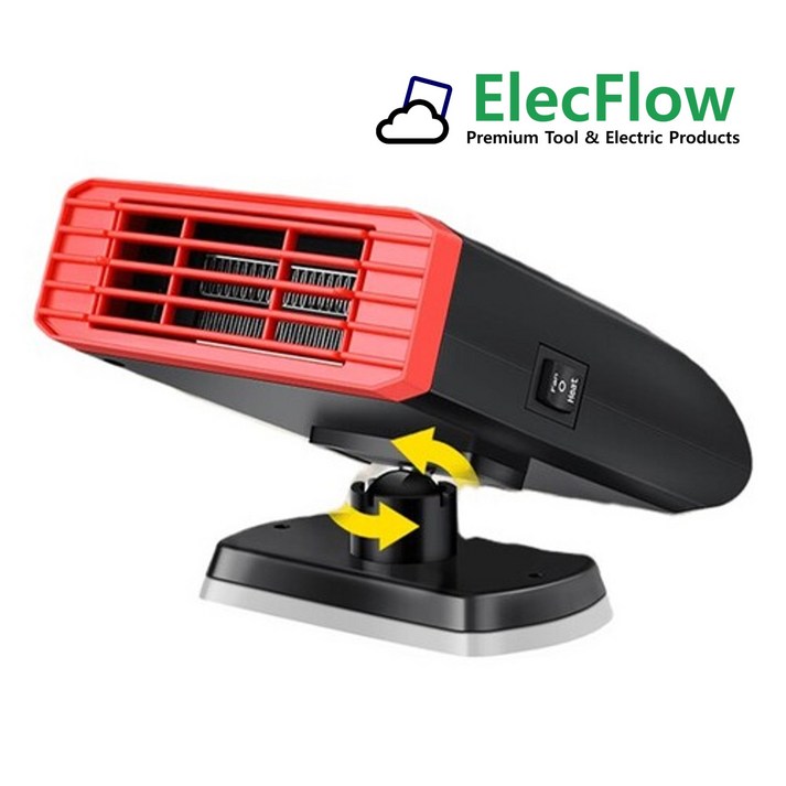 ElecFlow 차량용온풍기 자동차히터 차박 난방기 2023년 신형