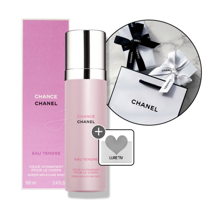 기프트리본포장세트 샤넬 샹스 오 땅드르 바디 미스트 100ml 로샤쉐