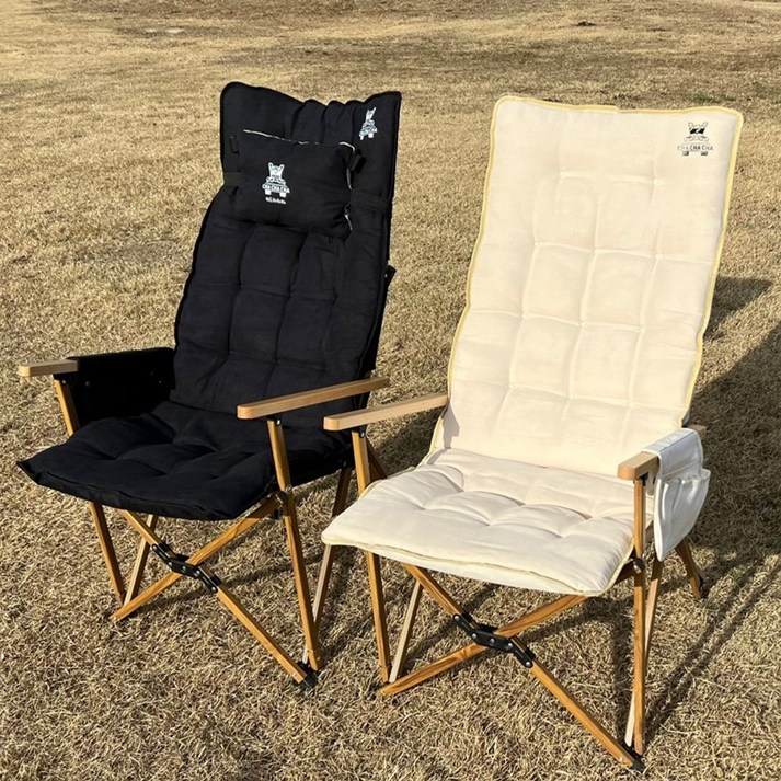차차차 캠프 릴렉스체어 커버 보온 쿠션감 캠핑의자워머