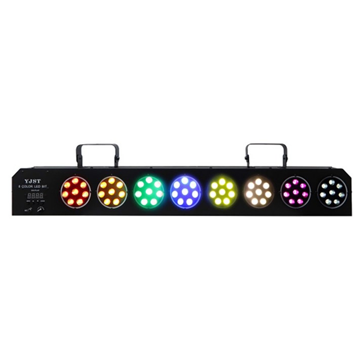 YC-864 LED 8구 비트 64 멀티 파라이트 강당 교회 행사 무대조명 특수조명