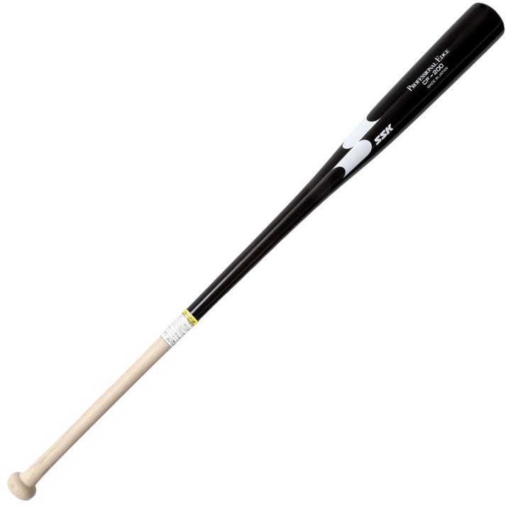 SSK [CF-200] 엣지 나무펑고배트 (검정), 블랙