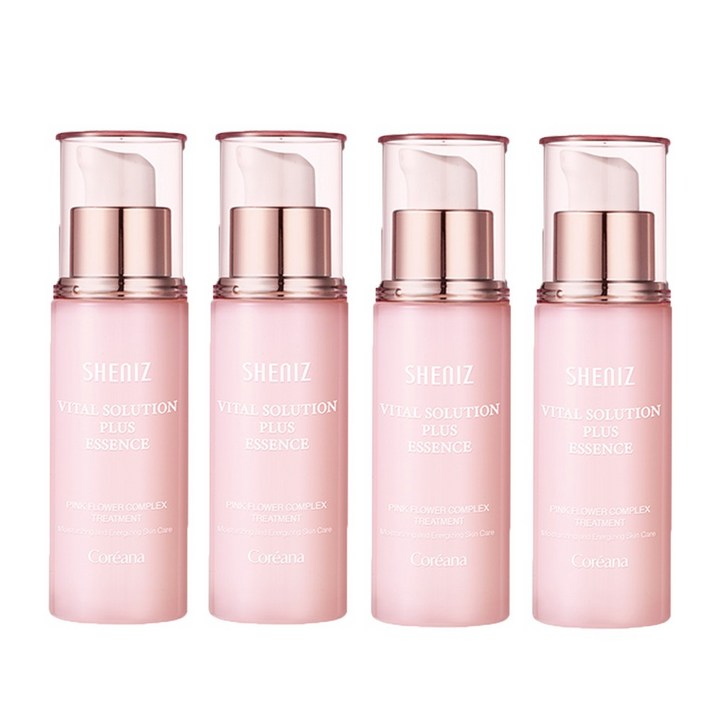 [탄력 주름 기능성 에센스] 코리아나 쉬니즈 바이탈 솔루션 에센스 55ml 4개, 4개, 55ml