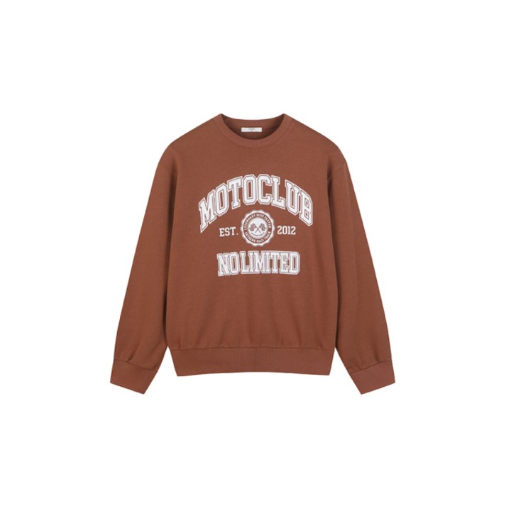 탑텐 TOPTEN 공용 테리 그래픽 스웨트셔츠 MSE1TR3902