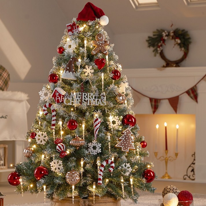 크리스마스트리 트리 장식 LED 전구 풀세트