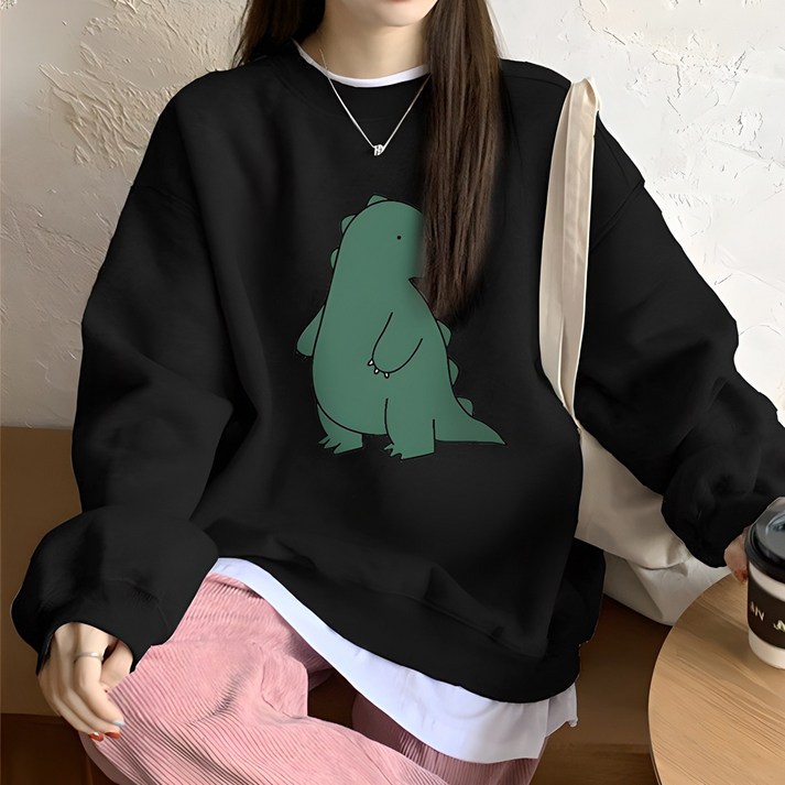 자체제작 디노 프린팅 맨투맨
