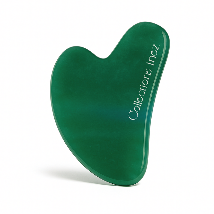 이네즈 옥 하트 괄사 얼굴 승모근 두피 바디 마사지 알콜스왑 증정, 1개