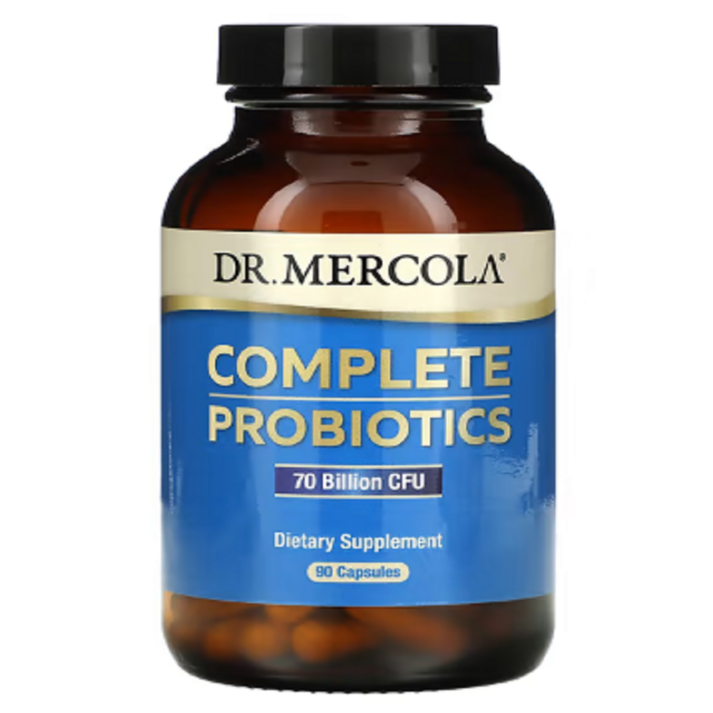 닥터머콜라유산균 [인포비타]Dr.Mercola(닥터머콜라), Complete Probiotics 70 Billion CFU, 3개, 90개