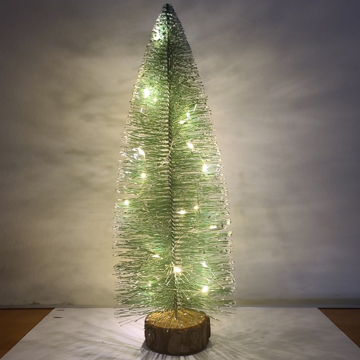 크리스마스 LED 미니트리 30cm 미니어처 장식품 오너먼트 탁상트리 소품인테리어