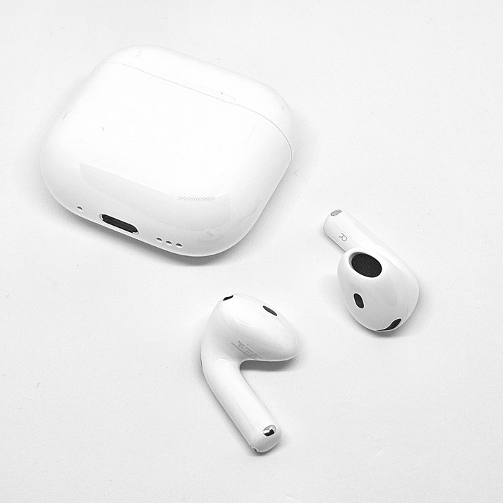 애플 새제품 에어팟 4세대 왼쪽 오른쪽 본체 충전기 충전케이스 ANC 한쪽 판매 유닛 단품 철가루 스티커 포함