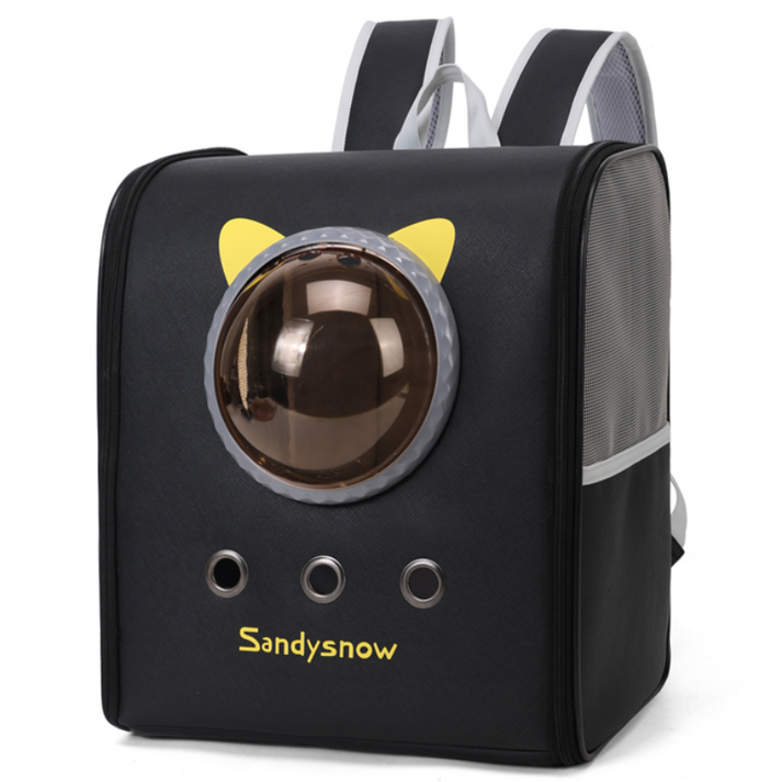 반려동물 우주선 고양이 이동가방 3면 통풍 백팩 이동 가방