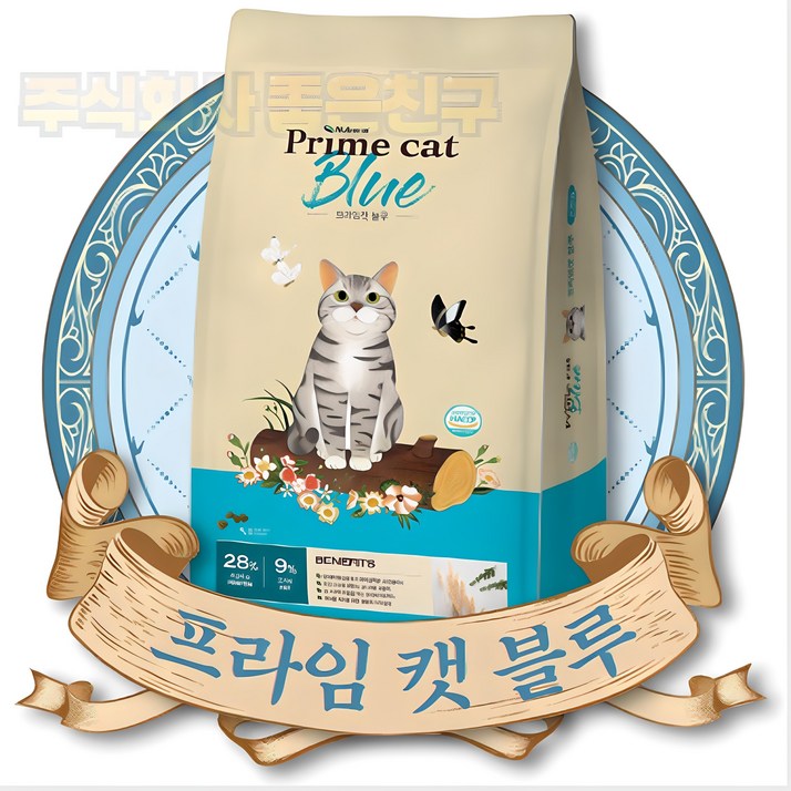뉴트리나 프라임캣 블루 길고양이사료 길냥이밥 대용량고양이사료 20kg, 1개, 닭 뉴트리나 프라임캣 블루 길고양이사료 길냥이밥 대용량고양이사료 20kg, 1개, 닭
