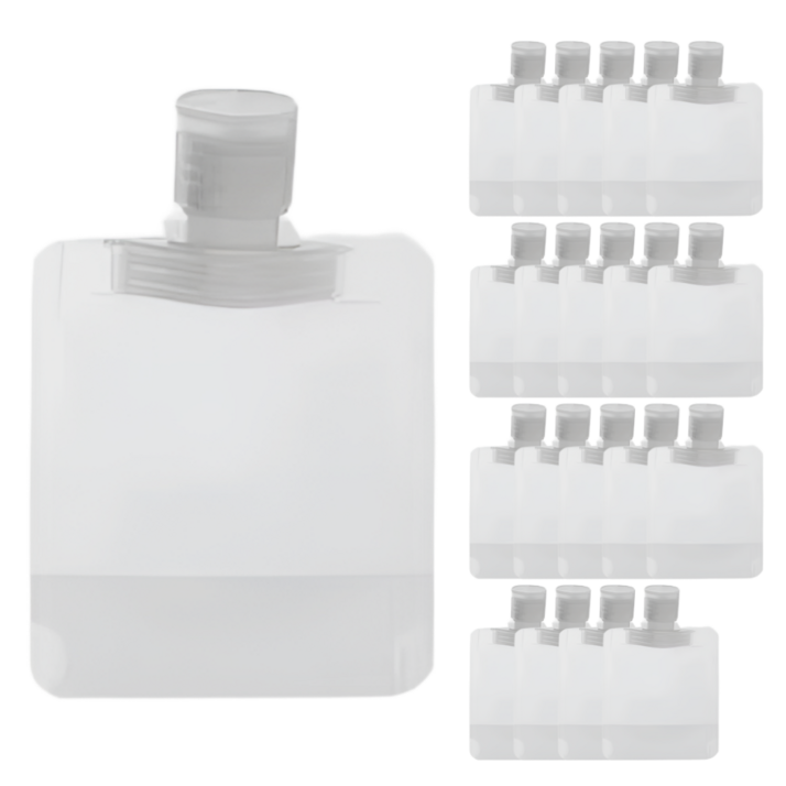 리빙홈디테일 깔끔정리 여행용 소분 용기 파우치 50ml