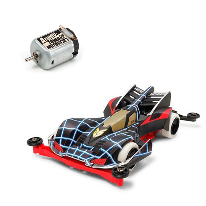 타미야 Beak Spider Premium Super 2 미니카 19439  Atomic Tuned 2 Motor 15486 세트