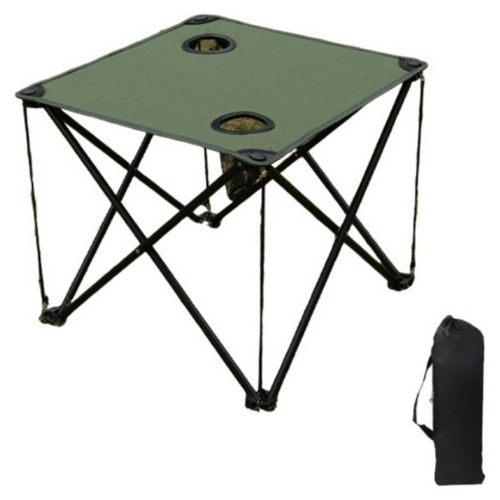 따봉오빠 캠핑 야외 접이식 경량 물병 홀더 미니 테이블 JNHA1996