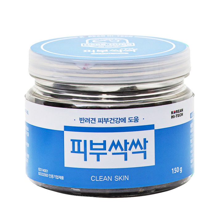 피부싹싹 CLEAN SKIN 반려견 영양제 150g, 연어, 1개, 영양