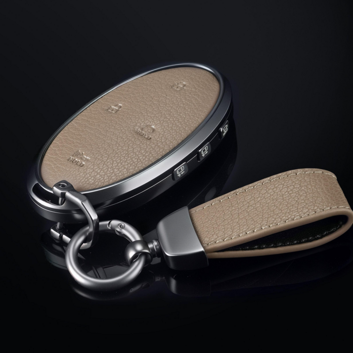 로엔스 현대 차 키케이스 키홀더, Brown