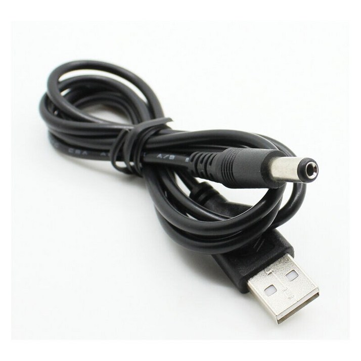 Cable PC 노트북 B 수 5V DC 5.5mm x 2.1mm 배럴 전원 케이블 바코드