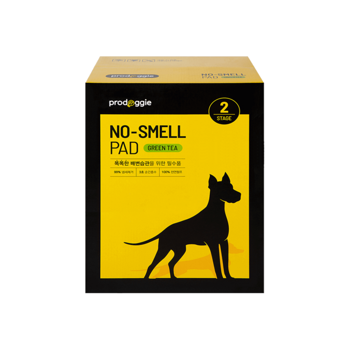 프로도기 강아지 대용량 패키지 노스멜 배변 패드 그린티향