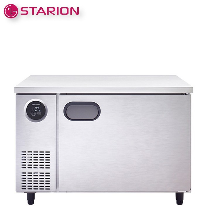 스타리온 테이블냉장고 1200 냉장 SR-T12BAR 내부스텐 직냉식 영업용 카페 식당