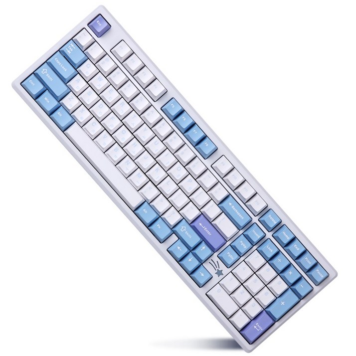 몬스타기어 스텔라 100 SE 풀알루미늄 무선 게이밍 기계식 키보드, 제조사축, 스텔라 100 SE, 화이트
