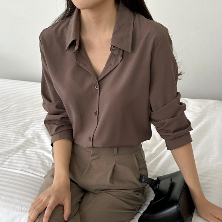 루나제이 여성 블라우스 구김없는 여자 셔츠 링클프리 14가지 컬러