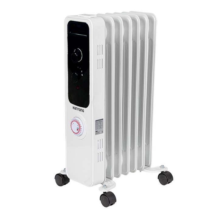 본사공식 한양테크 타이머 전기 라디에이터 5핀7핀9핀11핀15핀 동파방지 가정용 업소용, 타이머 라디에이터 7핀블랙 HY07P