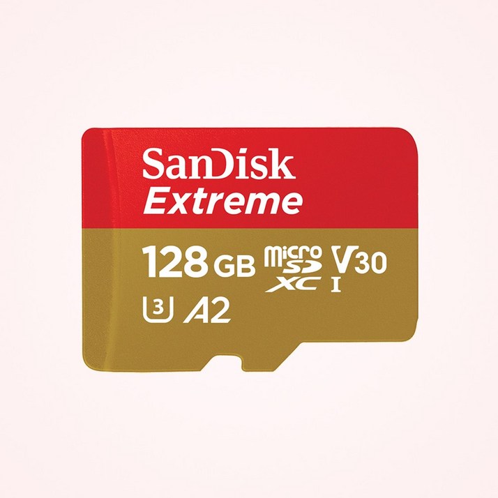 샌디스크코리아 공식인증정품 마이크로 SD카드 SDXC Extreme 익스트림 QXAA 128GB