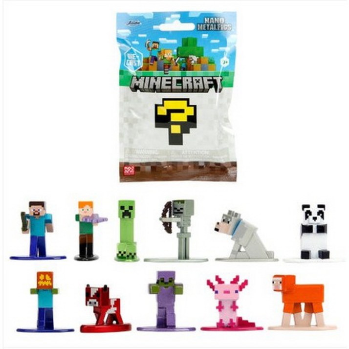 마인크래프트 나노 메탈 피규어 s2 2개