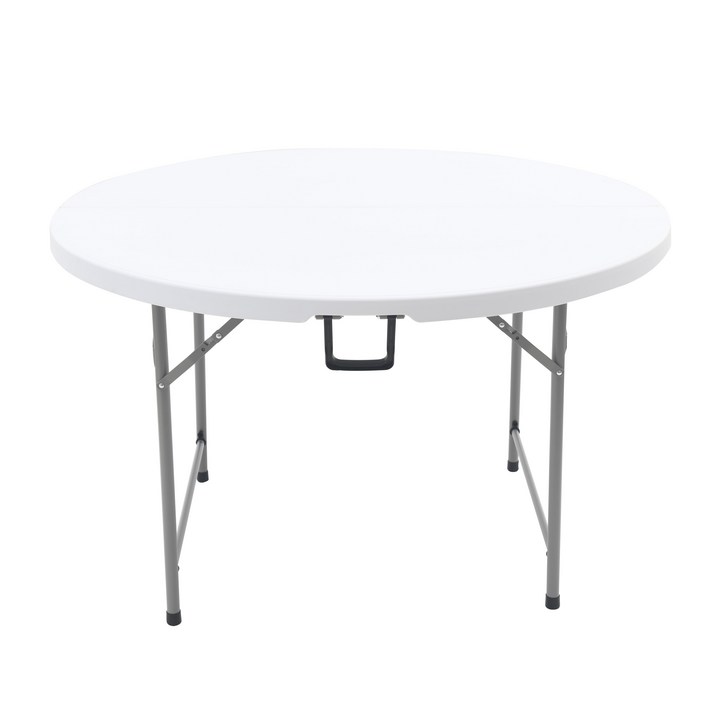 오에이데스크 브로몰딩 원형 접이식 1220 테이블