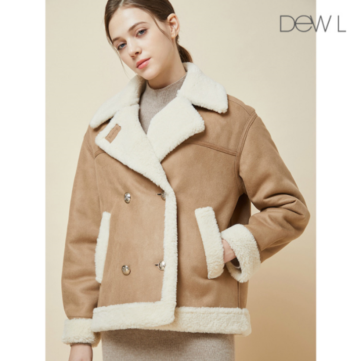 [듀엘] 더블 버튼 무스탕 BE_D234PSG757 531735